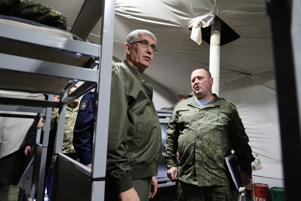 Быт бойцов отряда БАРС-Тула