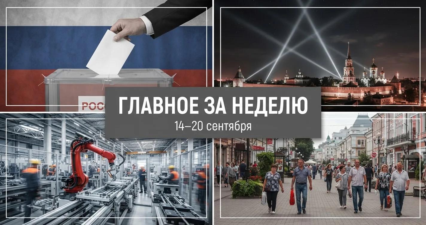 Главное за неделю в Тульской области, 14–20 сентября