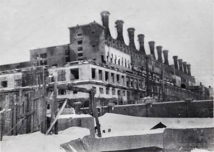 Взорванная Сталиногорская ГРЭС, 1942 год