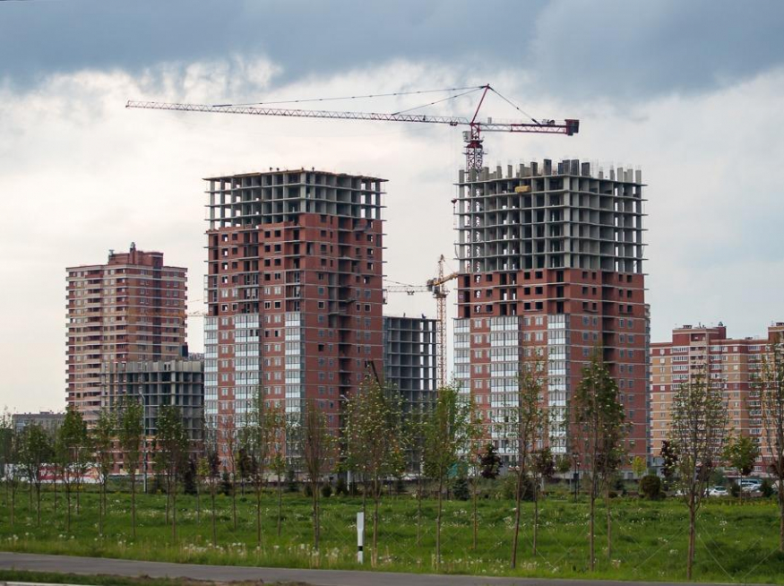 Новая жилая застройка в Туле