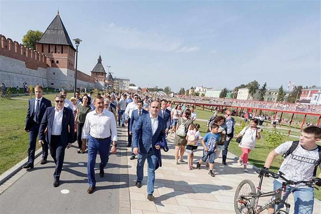 Открытие Казанской набережной 8 сентября 2018 года: горожане и гости на прогулке