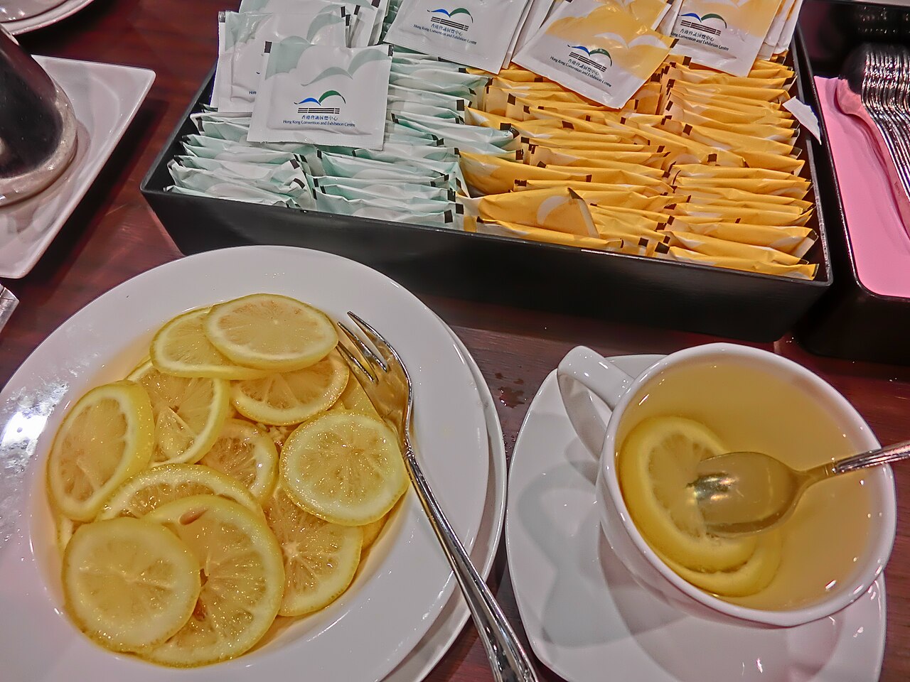 Чай с лимоном