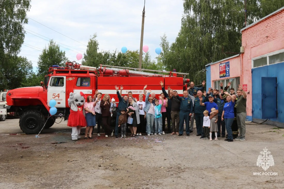 Гендер-сюрприз для начальника пожарной части в Болохово