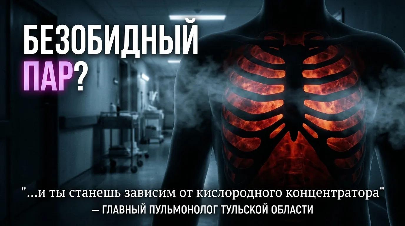 Чем вейпы вредят лёгким