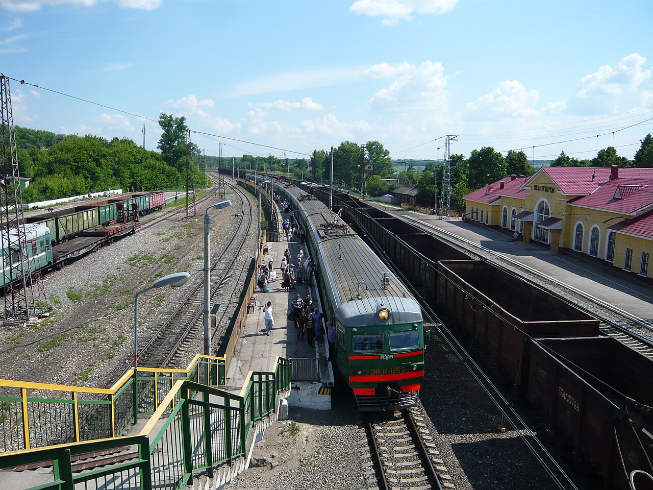 Железнодорожная станция Ясногорск